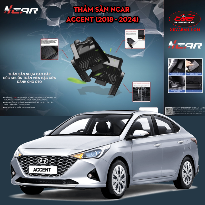 Thảm sàn Ncar cho HYUNDAI ACCENT